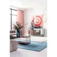 Canvas Picture Tendency Circle Pink 120x120cm