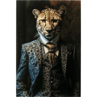 Glasbild Mister Leo 100x150cm