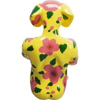 Deko Figur Gangster Dog Gelb 80cm