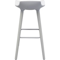 Bar Chair York White 75cm