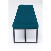 Banquette Smart velours pétrole noir 150cm