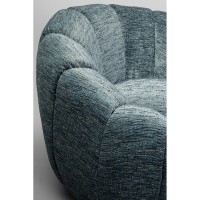 Fauteuil pivotant Fiori bleu