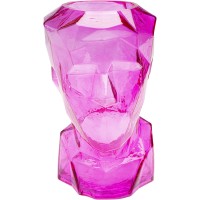 Vase Prisma Face rose 30cm