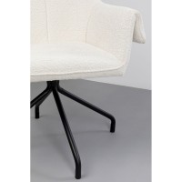 Swivel Chair Bess Cream