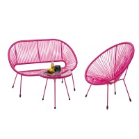 Fauteuil Acapulco Mono fuchsia