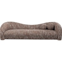 Sofa 3-Sitzer Livia Melange Braun 261cm