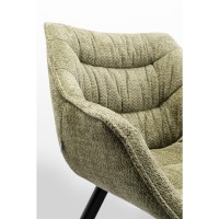 Chair with Armrest Thelma Melange Green