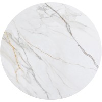 Invito tavolo rotondo ceramica Bianco Ø90cm