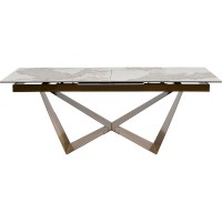 Extension Table Connesso Brass 200(+60)x100cm