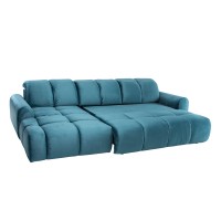 Bullon sofa with sleeping function blue