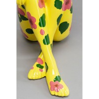 Deco Figurine Gangster Rabbit Yellow 80cm