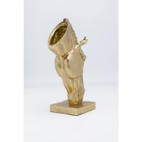 Deco Object Horse Face Gold 57cm