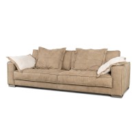 Coria sofa 4 seater brown