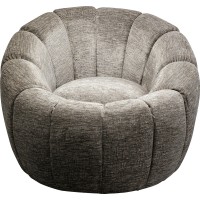 Fauteuil pivotant Fiori gris