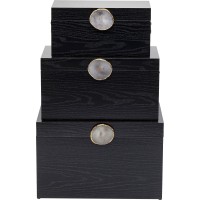 Box Nifty Schwarz (3/Set)